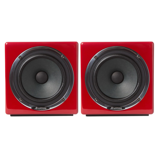 Avantone Mixcube Active Studio Monitors Red