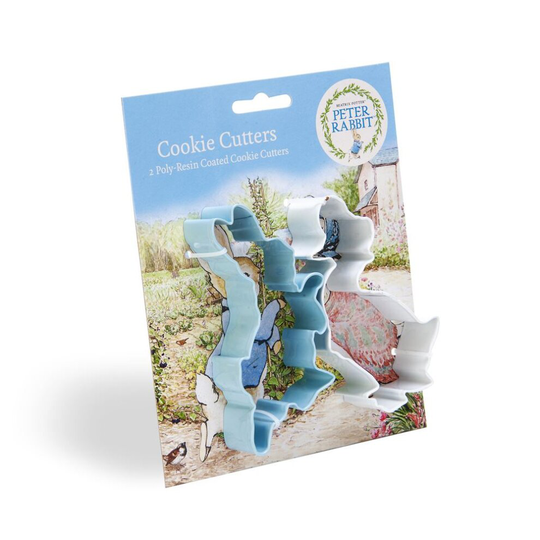 2 Peter Rabbit Cookie Cutters, Cake Decorating, Childrens Cooking Ideas, Easter Biscuit Cutters, Cookie Set