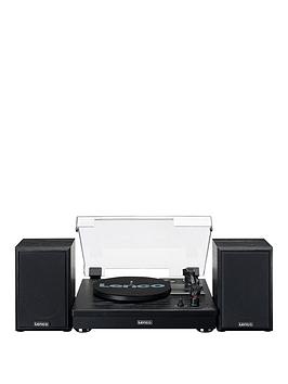 Lenco Ls-101 Turntable And Hi-Fi Speakers - Black