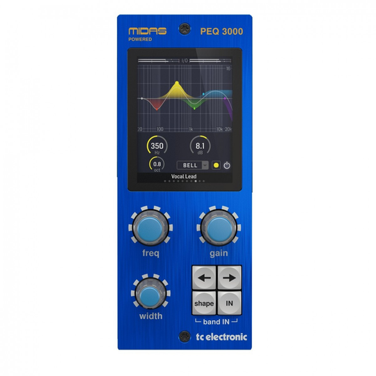 TC Electronic PEQ 3000-DT Parametric Channel EQ Plug-In and Interface