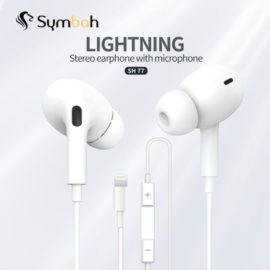 (SH77) Wired Bluetooth Headphone for iPhone 7 8 X 11 12 13 Pro Max Lightning Stereo Earphones