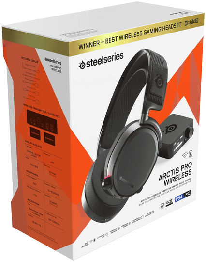 SteelSeries Arctis Pro Wireless PS4 Headset - Black
