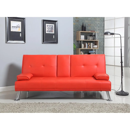 SleepOn Noosa Bluetooth Sofa Bed Red
