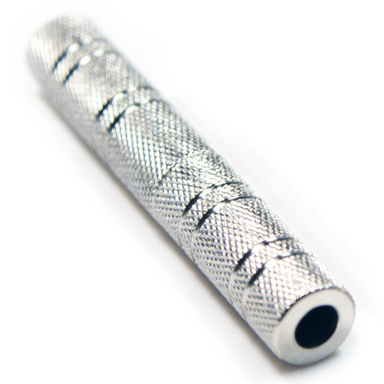 6.35mm 1/4" Female to Socket Jack Coupler Joiner Adapter Stereo Connector Barrel