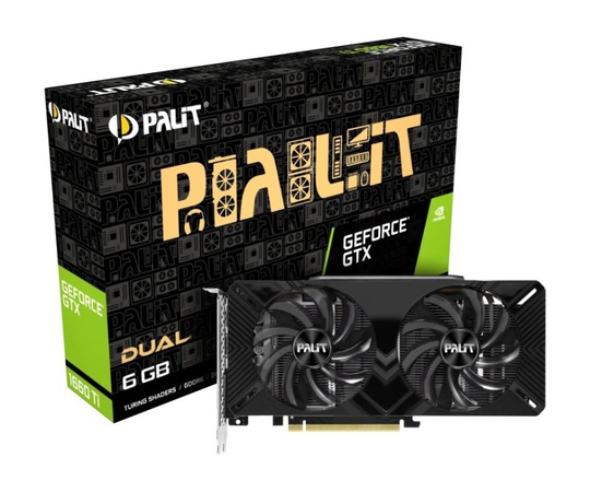 Palit GeForce GTX 1660Ti Dual Graphics Card
