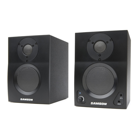 Samson MediaOne BT3 Active Studio Monitors with Bluetooth Pair - Nearly New