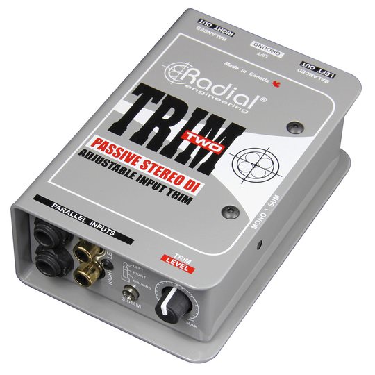 Radial Trim-Two Passive Stereo DI Box