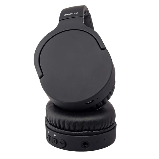 Groov-e Zen Wireless Bluetooth Headphones With Active Noise Cancelling - Black