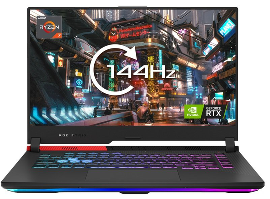Asus ROG Strix G15 Ryzen 7 8GB 512GB SSD RTX 3050 15.6" FHD Win10 Home Gaming Laptop