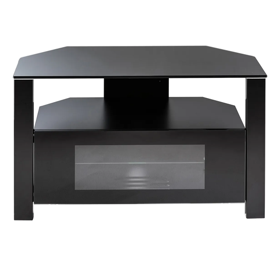 Alphason D-Shaped Ambri 800 TV Stand - Black