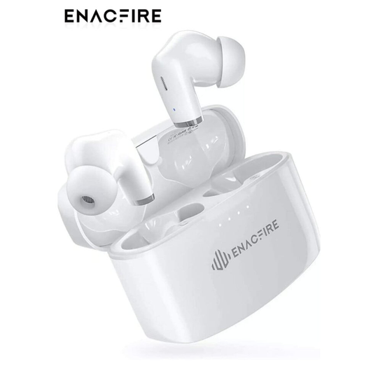 ENACFIRE E90 Wireless Earbuds,Bluetooth Stereo Headphones White IPX8