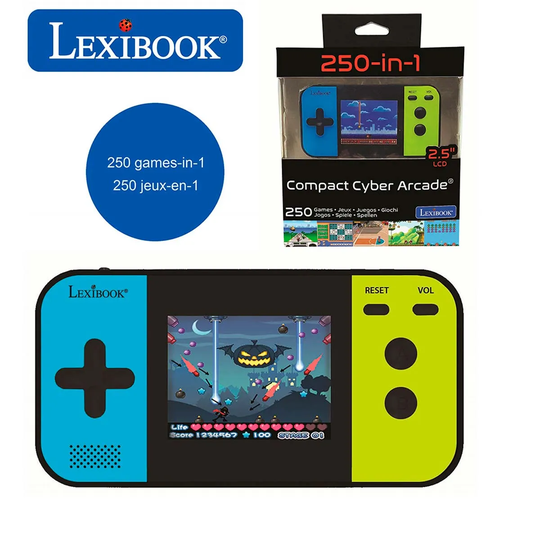 Lexibook Handheld Console Compact Cyber Arcade 250 Games