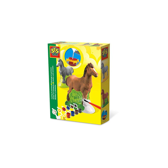 SES Creative Horse Plaster Casting and Painting Kit