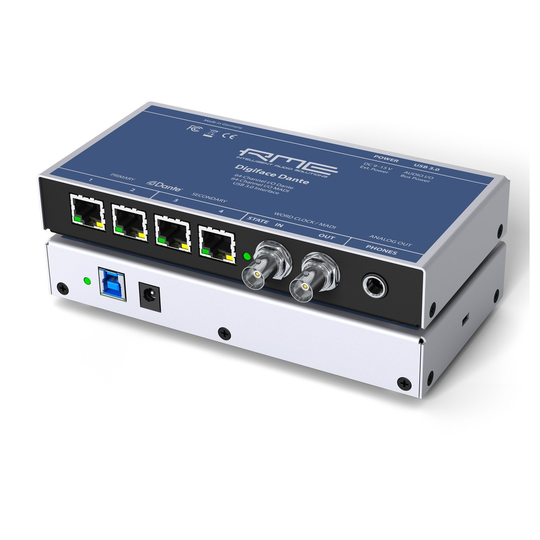 RME Digiface Dante USB Interface
