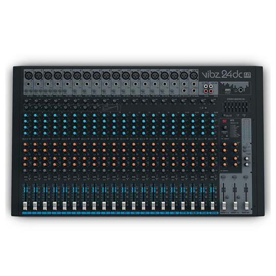 LD Systems VIBZ 24 DC 24 Channel Mixer with DFX