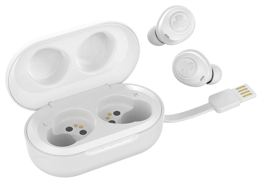 JLab JBuds Air In-Ear True Wireless Earbuds - White