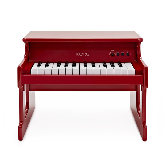 Korg tinyPiano 25 Mini Key Digital Toy Piano Gloss Red