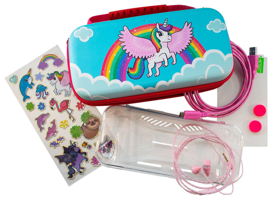 iMP Tech Rainbow Unicorn Protector Kit For Nintendo Switch