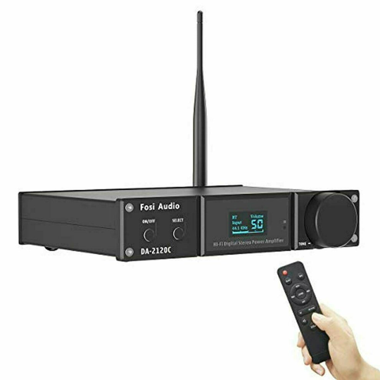 NEW - OPENED BOX Fsoi Audio DA2120C Bluetooth Amplifier 120Wx2 Stereo Hi-Fi 2.1