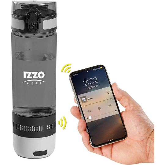 Izzo Golf Cycling 16oz Water Bottle with Bluetooth Speaker