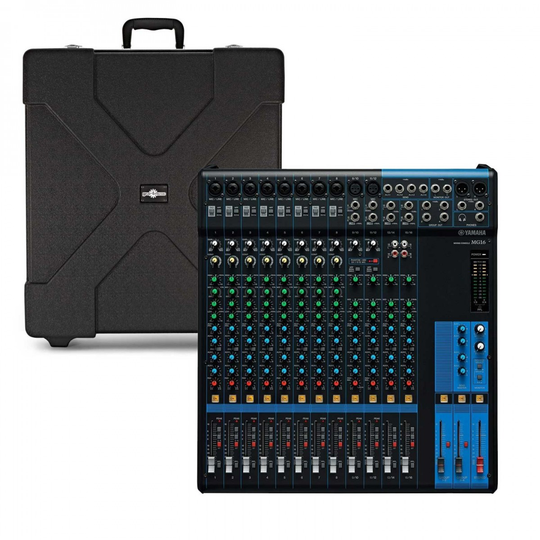 Yamaha MG16 Analog Mixer with Pop Up Case