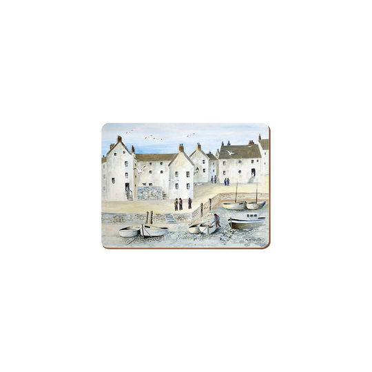 Creative Tops Cornish Harbour Pack Of 4 Large Premium Placemats
