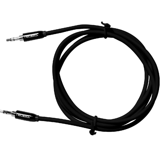 NeoXeo 3.5 mm Jack Cable Male/Male for Smartphone/MP3 Player - Black/Metal