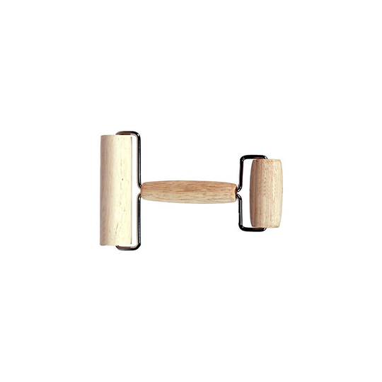 Creative Hobbies Hardwood Pony Roller Dual Roller Tool for Ceramic and Pottery Clay Working