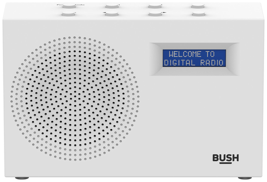 Bush Compact DAB/FM Radio - White