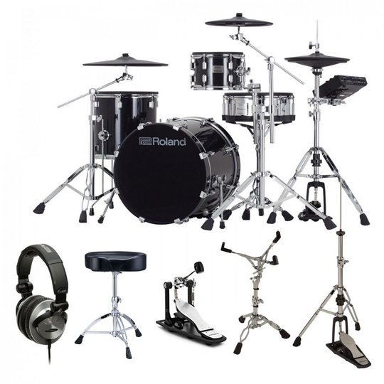 Roland VAD-504 V-Drums Acoustic Design Drum Kit Premium Bundle
