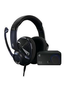 Epos H6Pro Audio Bundle - Open Acoustic Wired Gaming Headset With External Sound Card