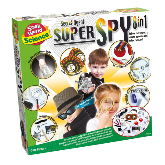 Secret Agent Super Spy 8IN1 Educational Detective & Spy Toy Suitable for Ages 8 +