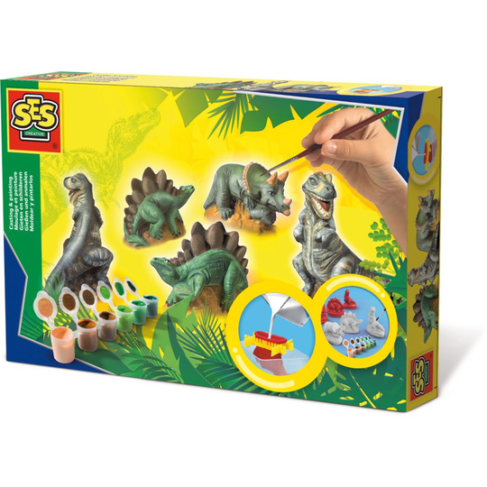 SES Creative : Casting and Painting Dinosaurs