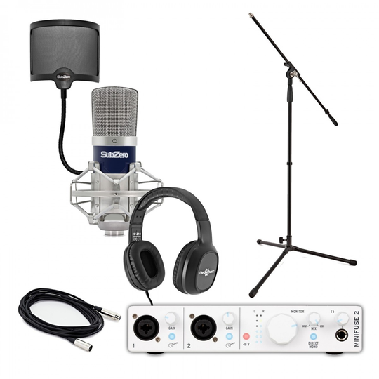 Arturia MiniFuse 2 Vocal Bundle (White)