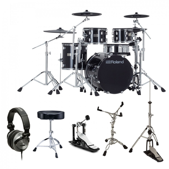 Roland VAD-507 V-Drums Acoustic Design Drum Kit Premium Bundle