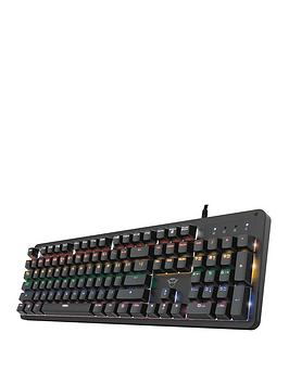 Trust Gxt863 Mazz Mechanical Gaming Keyboard - With Dedicated Gaming Mode