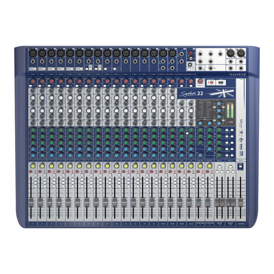 Soundcraft Signature 22 Analog Mixer with USB and FX - Nearly New