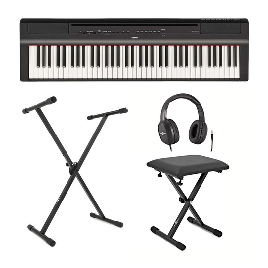 Yamaha P121 Digital Piano X Frame Package Black