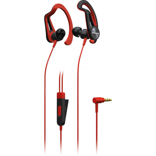 Pioneer SE-E5T In Ear Headphones Red-Black