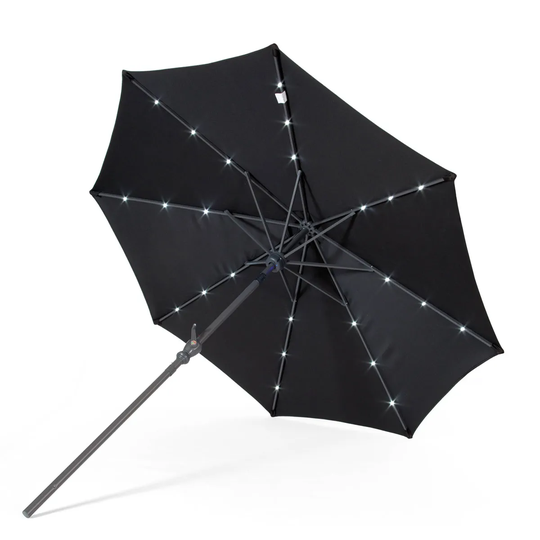 Suntime 2.7m LED Market Umbrella