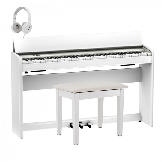 Roland F701 Digital Piano Package White