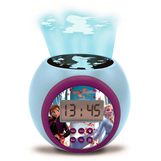 Lexibook Disney Frozen II Childrens Projector Clock With Timer