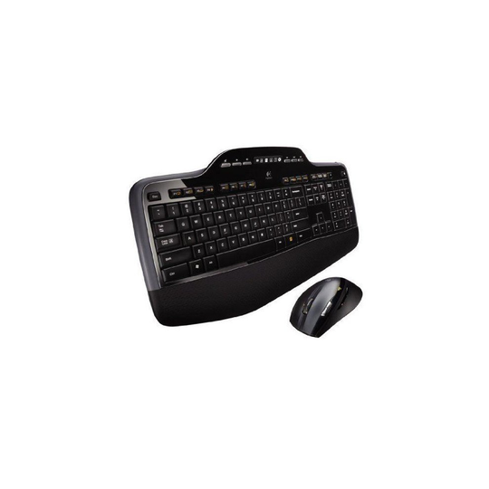 Logitech Wireless 2.4GHz Desktop Keyboard and Mouse - Black (MK710)