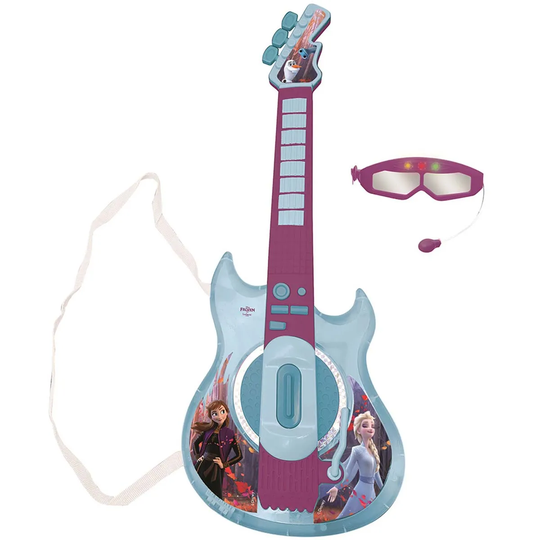 Lexibook Disney Frozen II Electronic Guitar & Glasses With Mic