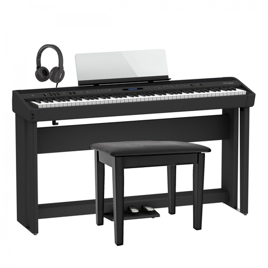 Roland FP-90X Home Piano Bundle Black