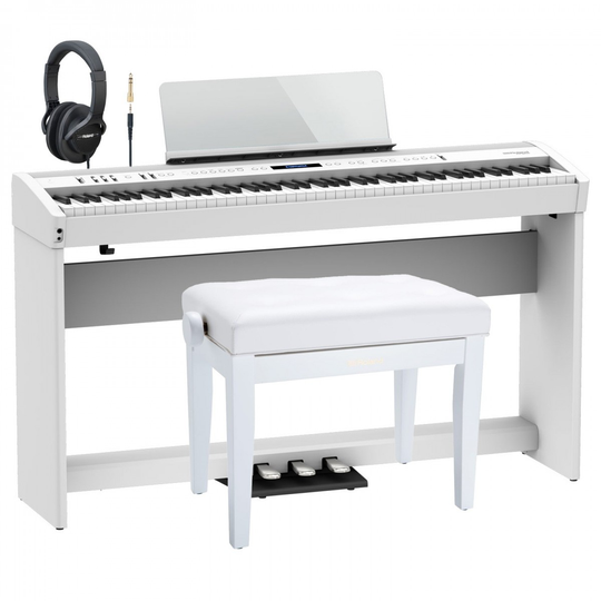 Roland FP-60X Home Piano Premium Bundle White