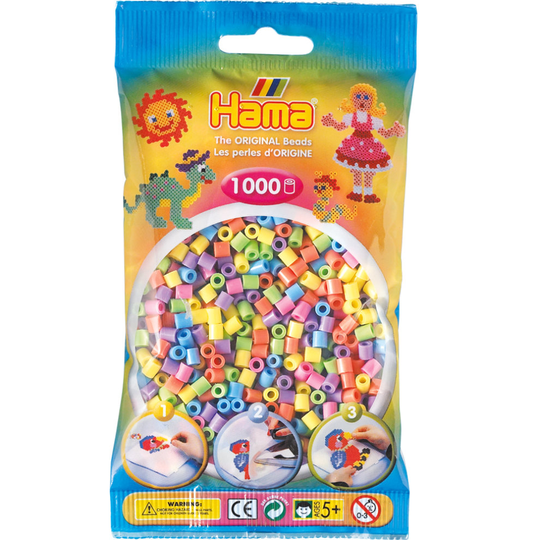 Hama Beads 207-50 Pastel Mix