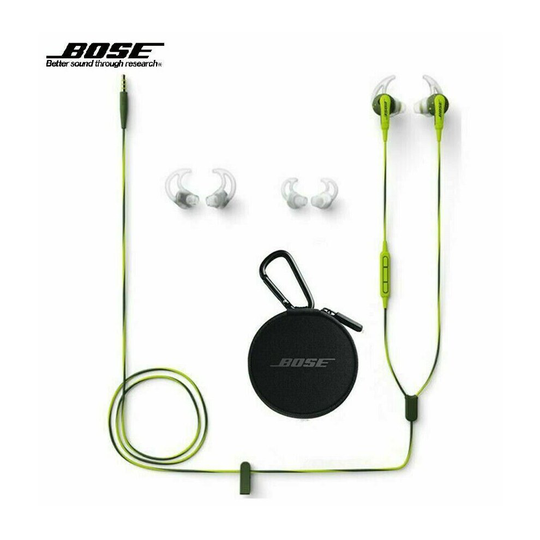 Bose SoundSport in-Ear Headphones with Volume Cont. Green - ANDROID