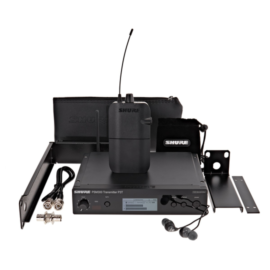 Shure PSM300-K3E Wireless Monitor System with SE112 Earphones