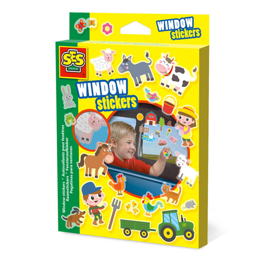 Ses Creative Children's Farm Window Stickers 26 Stickers Unisex 3 To 12 Yea 14271